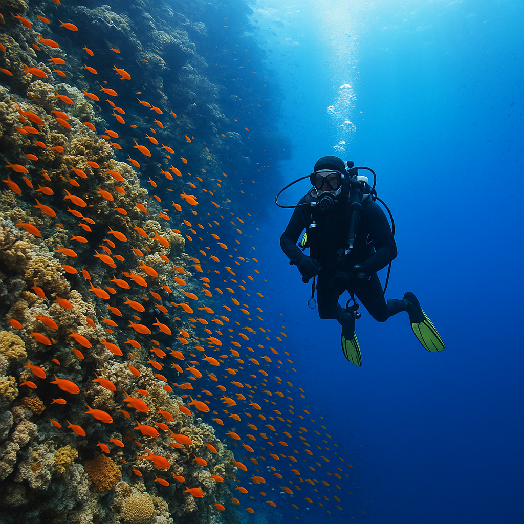 Diving 1 villa blanca wall cozumel 1